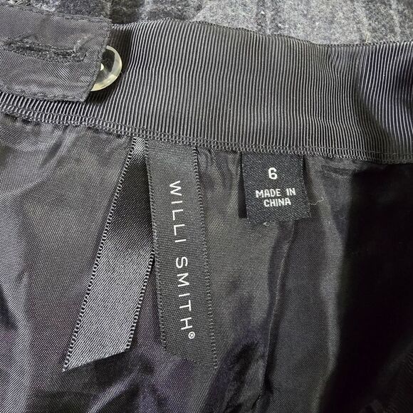 Willi Smith Plaid Mini Skirt in Black and Gray - Picture 7 of 7